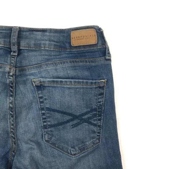 WJ136 Aeropostale Stretch Jegging Jeans 00 Reg - Picture 6 of 7